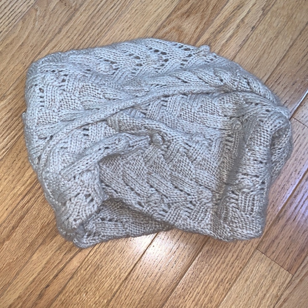 GAP beige neck infinity scarf